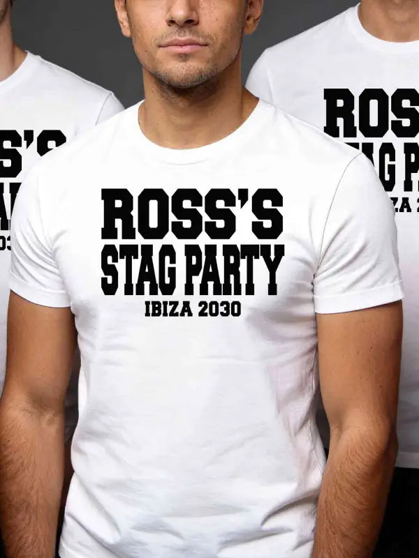 Stag Party Iron On Transfers Ross